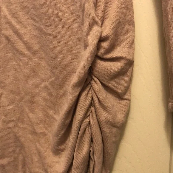 Maurice’s Mauve Embellished Cowl Neck Sweater Small - Picture 3 of 4